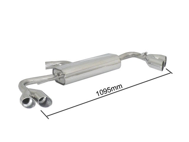 Audi TT 8J Rear Silencer Left/Right 50.0221.65