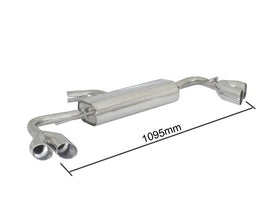 Audi TT 8J Rear Silencer Left/Right 50.0221.65