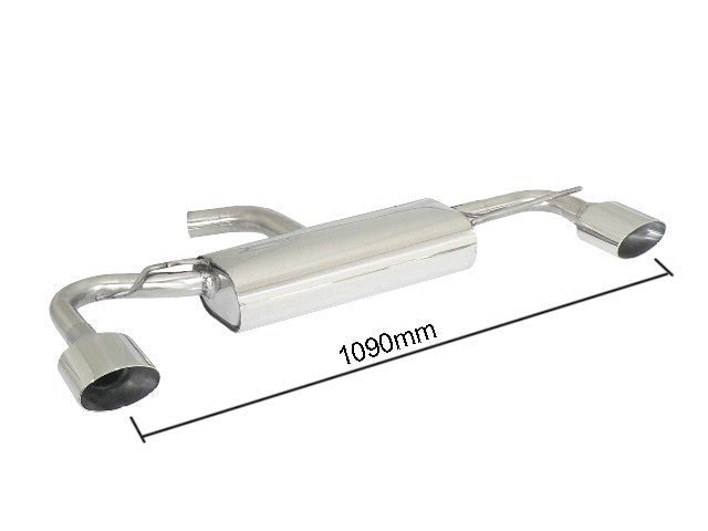VW Scirocco 3 13 Rear Silencer Left/Right 50.0281.12