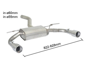 BMW 3/4 F30-F36 Rear Silencer Left/Right 50.0442.05