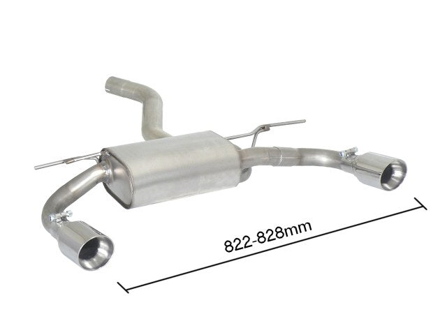 BMW 3/4 F30-F36 Rear Silencer Left/Right 50.0727.60