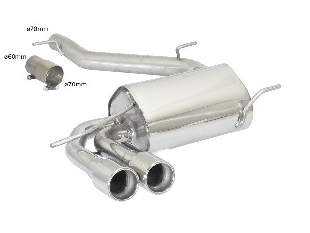 Audi S3 8P Rear Silencer 50.0916.26