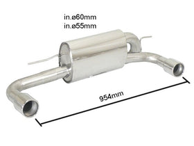 BMW 1 F20/F21 Rear Silencer Left/Right 50.0410.05