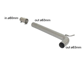 VW Polo 5 6R Centre Pipe 55.0379.00