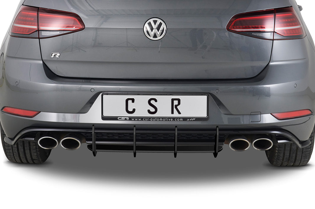 VW Golf 7 R Rear Diffuser HA313-B