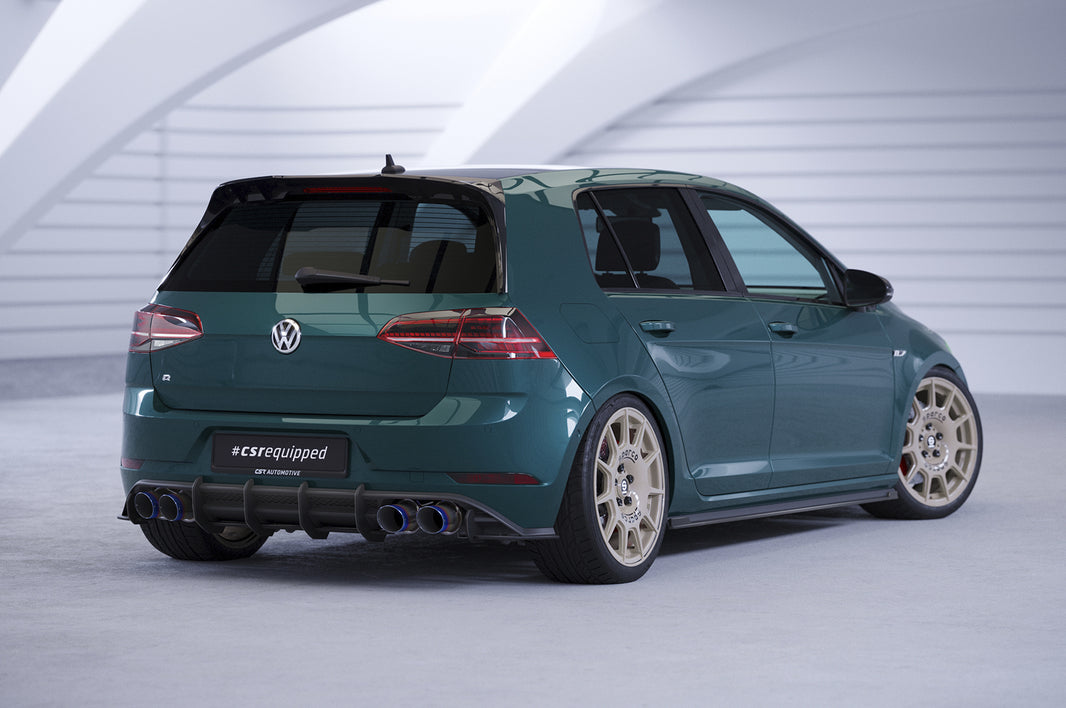VW Golf 7 R Rear Diffuser HA373-L