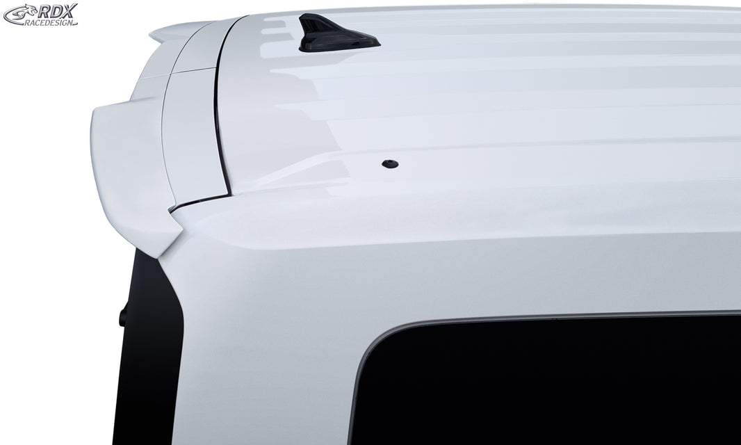 RDX Roof Spoiler for VW Caddy SB 2K 2KN (2020+) & FORD Tourneo Connect SK SKN (2022+) for Barn Door (2 Rear Doors) Trunk Spoiler