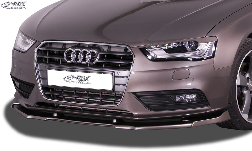 RDX Front Spoiler VARIO-X for AUDI A4 B8 Facelift 2011+ Front Lip "V2" Splitter