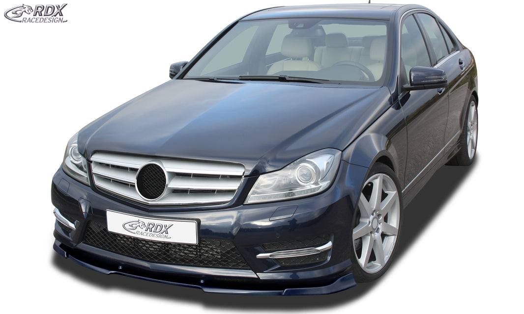 RDX Front Spoiler VARIO-X for MERCEDES C-class W204 / S204 AMG-Styling 2011+ (Fit for Cars with AMG-Styling Frontbumper) Front Lip Splitter