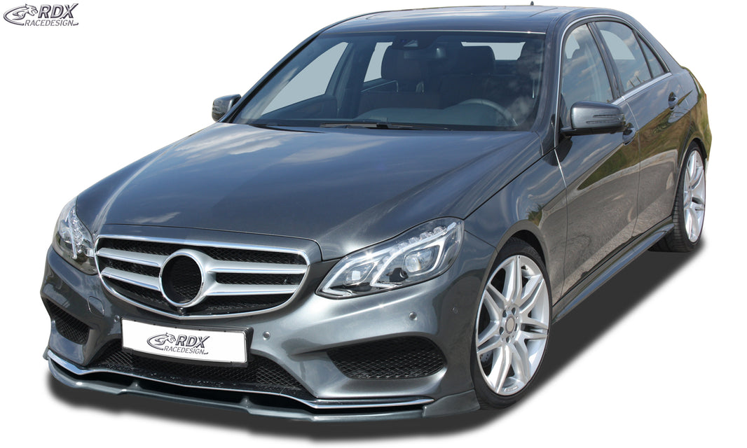 RDX Front Spoiler VARIO-X for MERCEDES E-class W212 AMG-Styling 2013+ (Fit for Cars with AMG-Styling Frontbumper) Front Lip Splitter