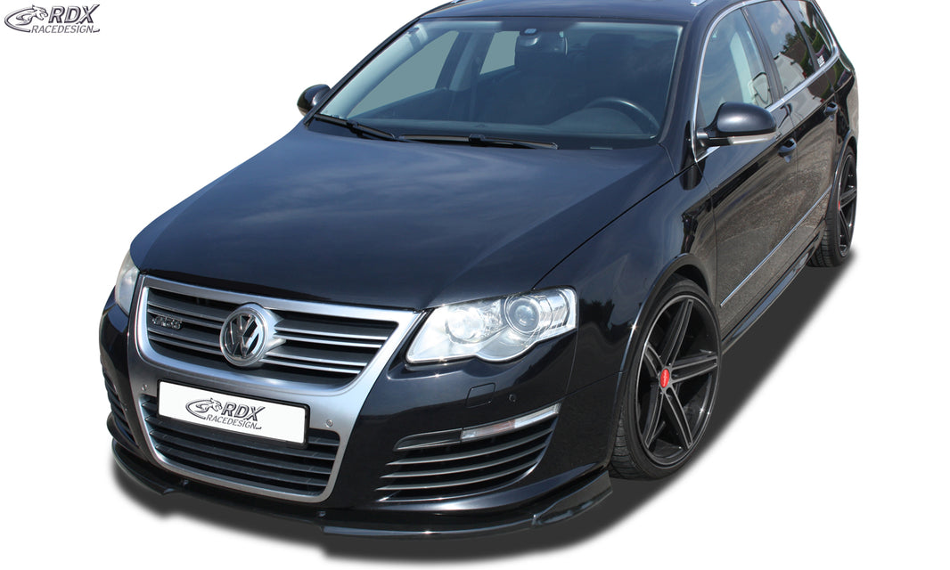 RDX Front Spoiler VARIO-X for VW Passat B6 / 3C R36 Front Lip Splitter
