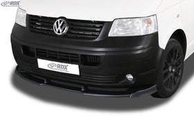 RDX Front Spoiler VARIO-X for VW T5 -2009 (for unpainted bumper, like Transporter, ���) Front Lip Splitter