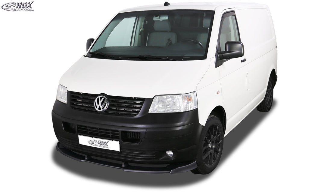 RDX Front Spoiler VARIO-X for VW T5 -2009 (for unpainted bumper, like Transporter, ���) Front Lip Splitter