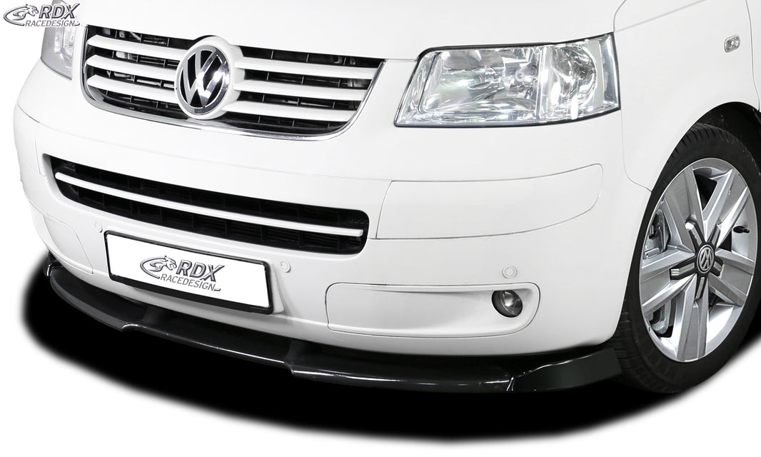 RDX Front Spoiler VARIO-X for VW T5 -2009 (for painted bumper, like Multivan, ���) Front Lip Splitter