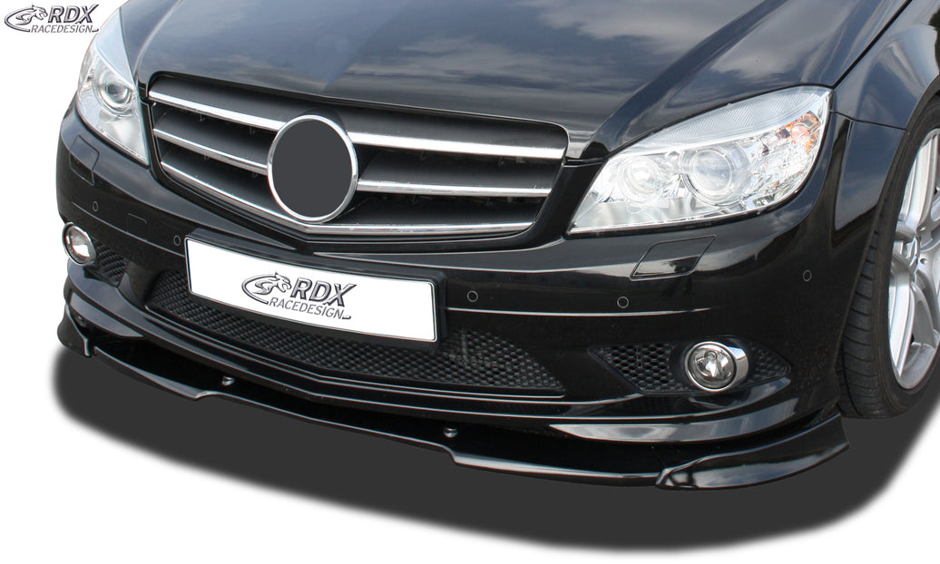 RDX Front Spoiler VARIO-X for MERCEDES C-class W204 / S204 AMG-Styling -2011 (Fit for Cars with AMG-Styling Frontbumper) Front Lip Splitter