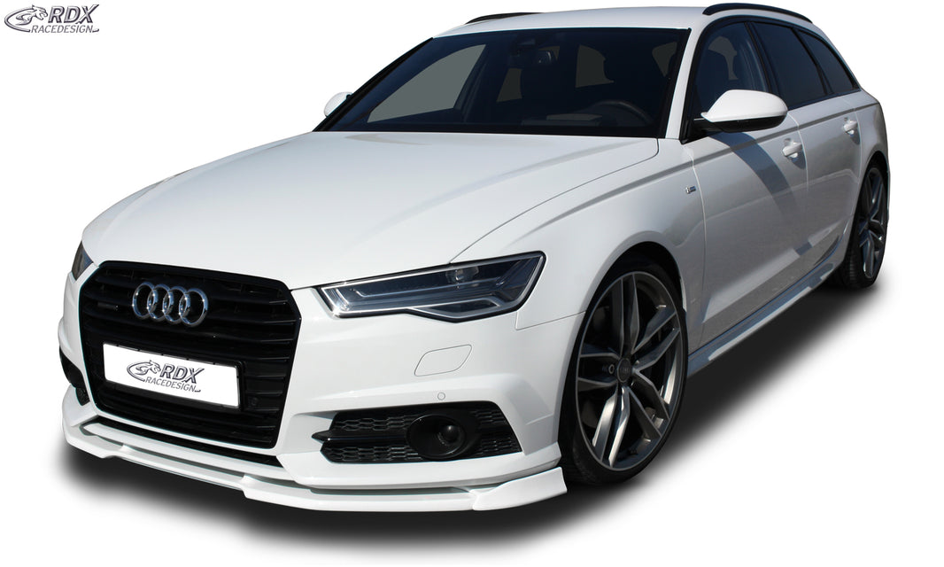 RDX Front Spoiler VARIO-X for AUDI A6 C7 (S-Line- and S6-Frontbumper) Front Lip Splitter