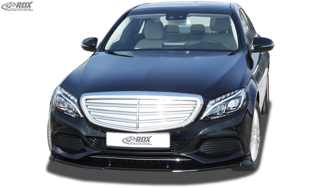 RDX Front Spoiler VARIO-X for MERCEDES C-Class W205, S205, C205 (-2018) "V1" Front Lip Splitter
