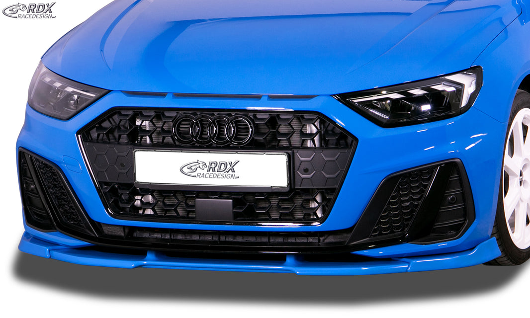 RDX Front Spoiler VARIO-X for AUDI A1 (GB) S-Line & Edition One Front Lip Splitter