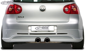 RDX Rear Bumper Extension for VW Golf 5 "GTI/R-Five" with exhaust hole for R32-Exhaust
