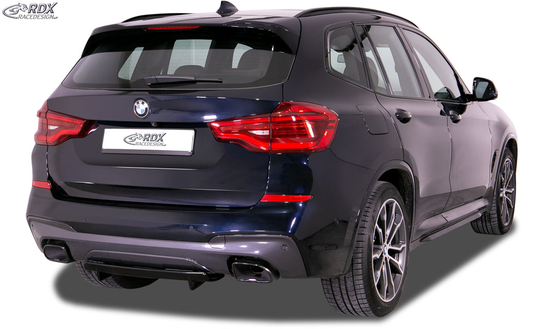 RDX Rear Diffusor U-Diff XL for BMW X3 (G01) for M-Sport & M-Aerodynamic-Kit