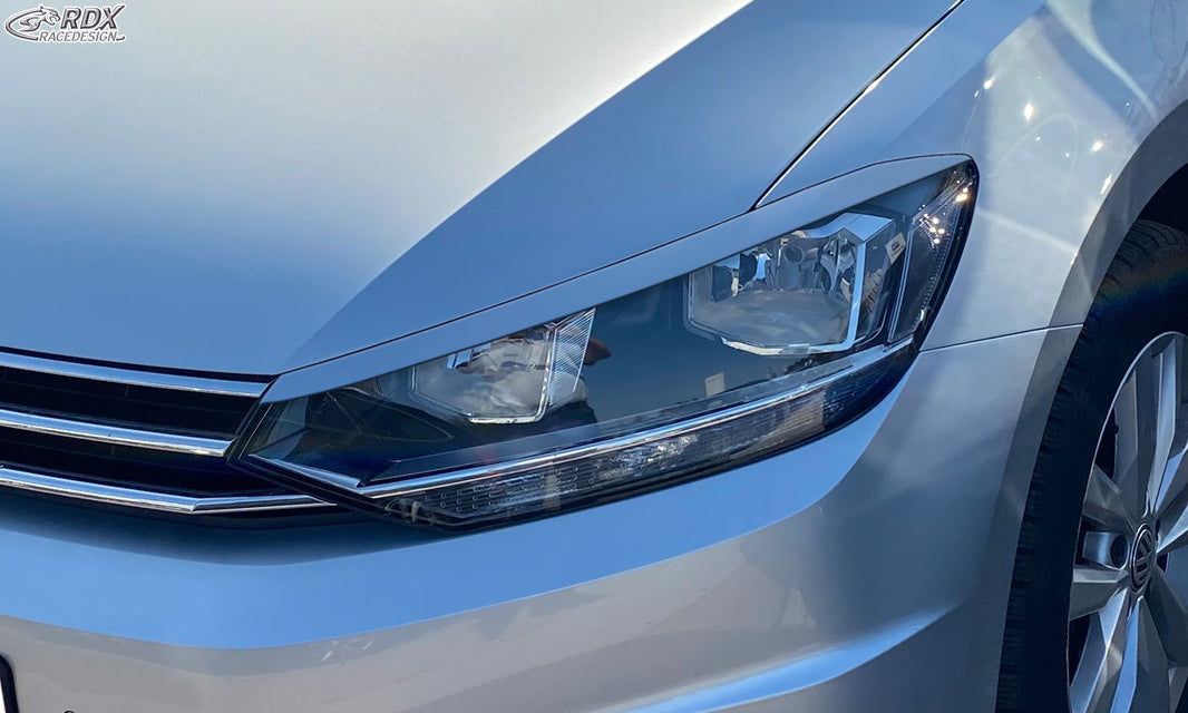 RDX Headlight Covers for VW Touran 5T (2015+) only for Halogen-Headlights) Light Brows