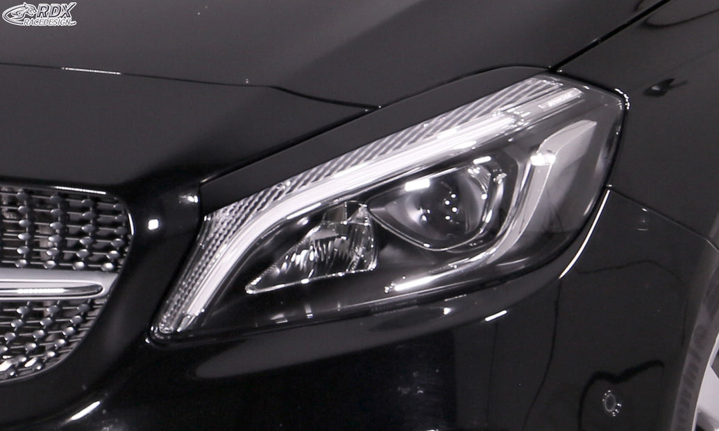 RDX Headlight Covers for MERCEDES A-Class W 176 245G (2012+) Light Brows
