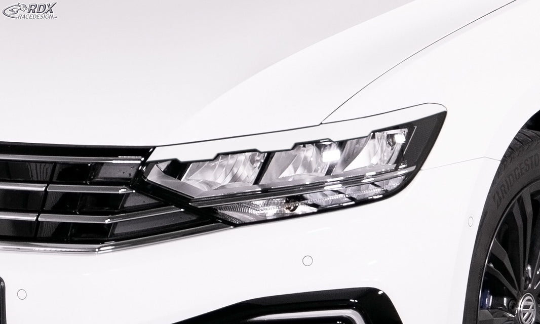 RDX Headlight Covers for VW Passat 3G B8 (2019+) "jagged���