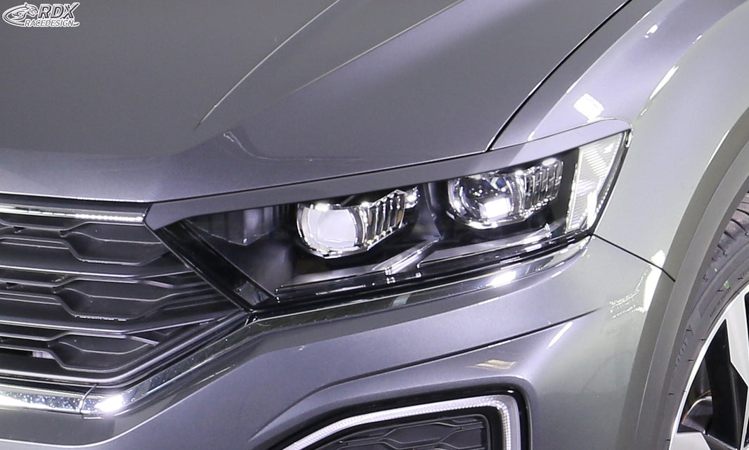 RDX Headlight Covers for VW T-Roc (A1 / 2017+) Light Brows