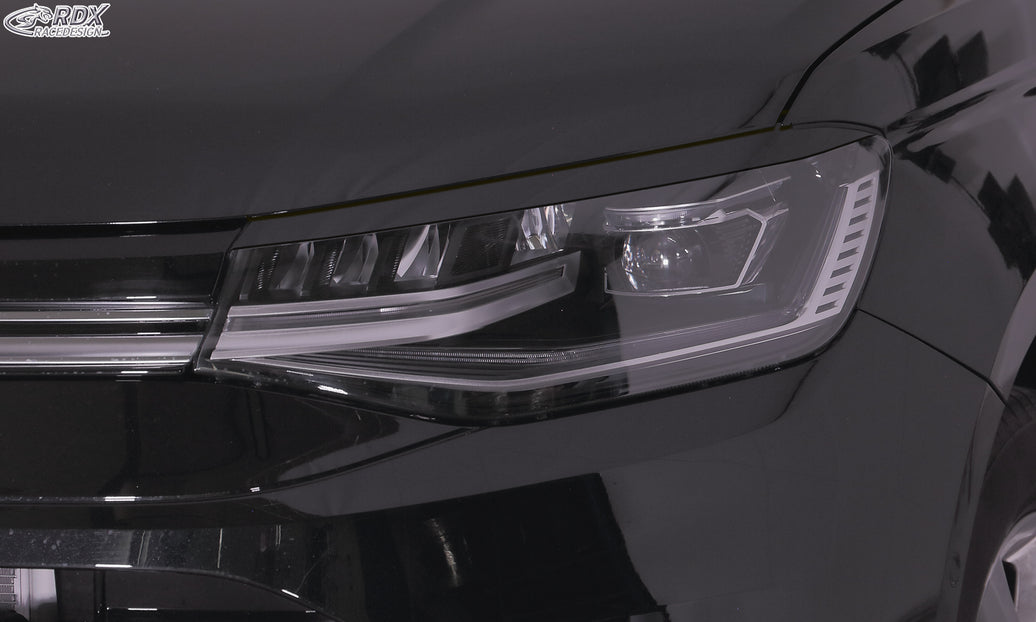 RDX Headlight Covers for VW Caddy (SK / SKN / 2020+) Light Brows