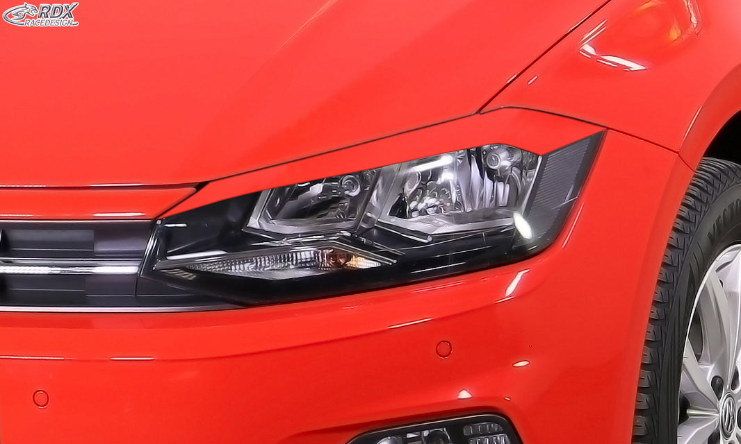 RDX Headlight Covers for VW Polo (2G / AW / 2017+) Light Brows