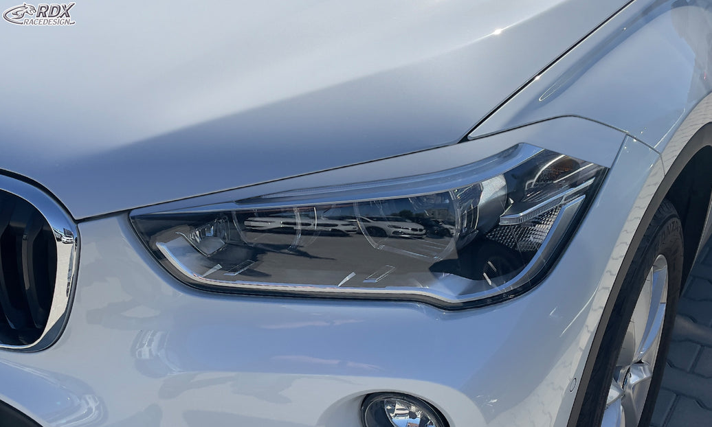 RDX Headlight Covers for BMW X1 (F84 / 2015+) Light Brows