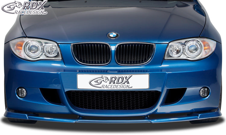 RDX Front Spoiler VARIO-X for BMW 1series E81 / E87 (M-package and M-Technic Frontbumper) Front Lip Splitter