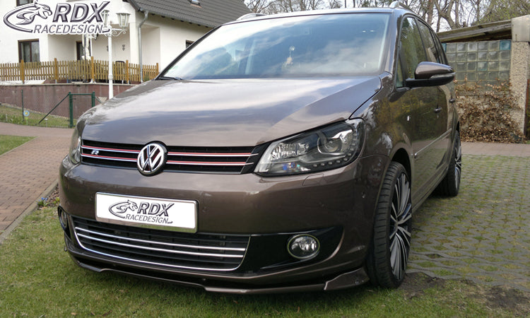 RDX Front Spoiler VARIO-X for VW Touran 1T1 Facelift (2010-2015) / Caddy 2K (2010-2015) Front Lip Splitter
