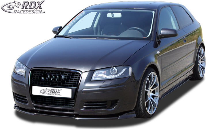 RDX Front Spoiler VARIO-X for AUDI A3 8P 2005-2008 (3-doors + Sportback) Front Lip Splitter