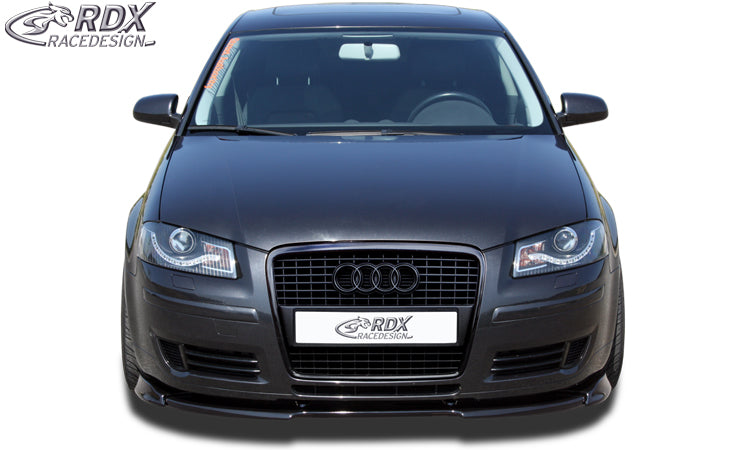 RDX Front Spoiler VARIO-X for AUDI A3 8P 2005-2008 (3-doors + Sportback) Front Lip Splitter