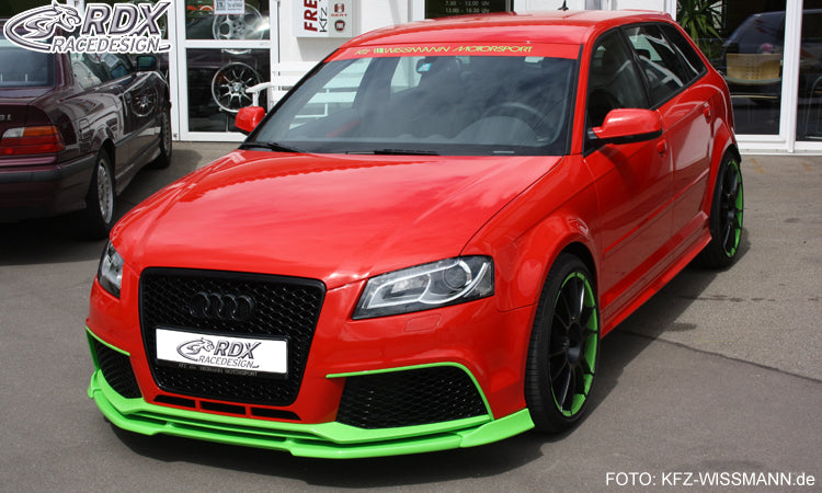 RDX Front Spoiler VARIO-X for AUDI RS3 2011+ (3-doors + Sportback) Front Lip Splitter