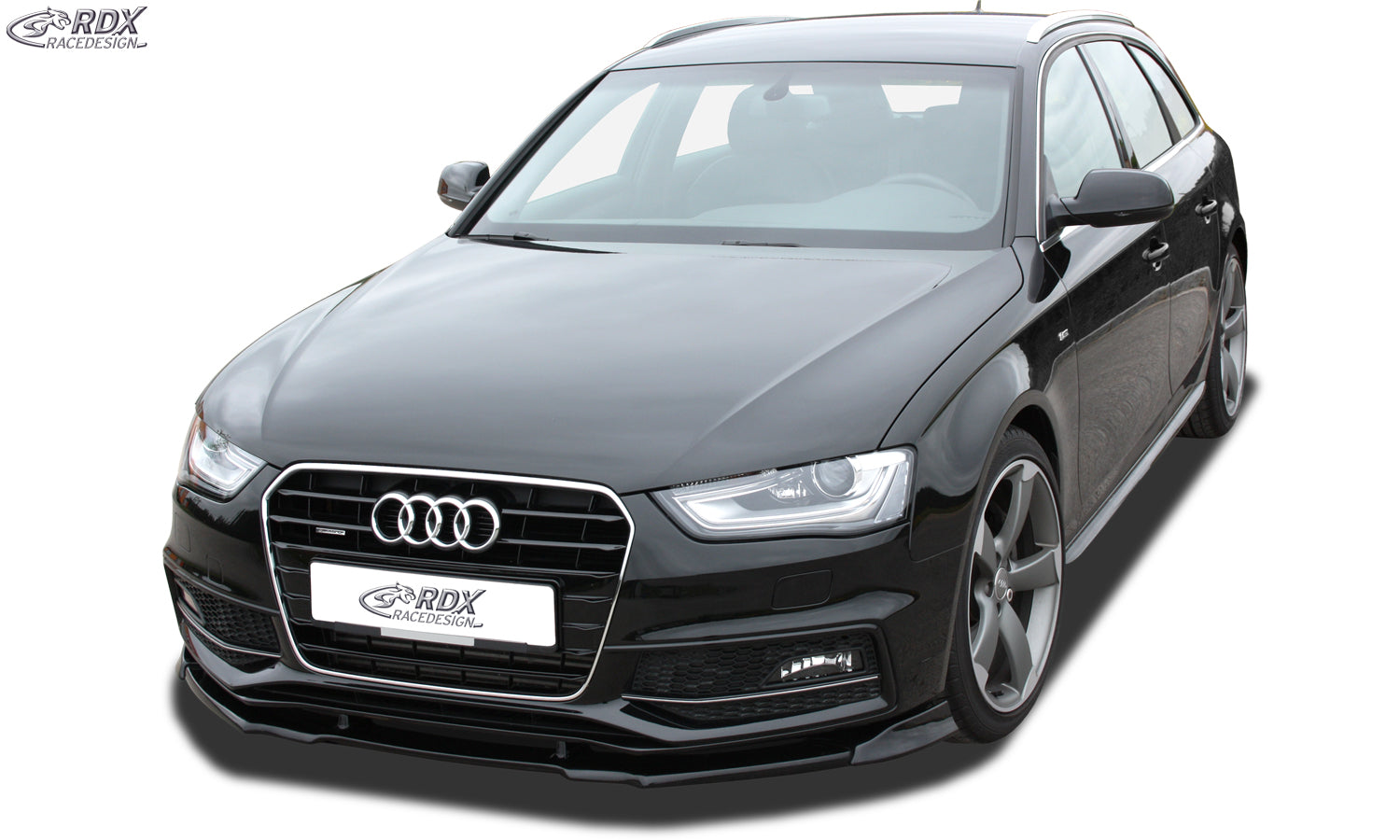 RDX Front Spoiler VARIO-X for AUDI A4 B8 Facelift 2011+ (S-Line- and S4-Frontbumper) Front Lip Splitter