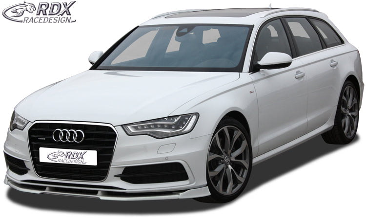 RDX Front Spoiler VARIO-X for AUDI A6 C7 (S-Line- and S6-Frontbumper) Front Lip Splitter