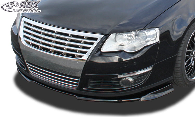 RDX Front Spoiler VARIO-X for VW Passat B6 / 3C Front Lip Splitter
