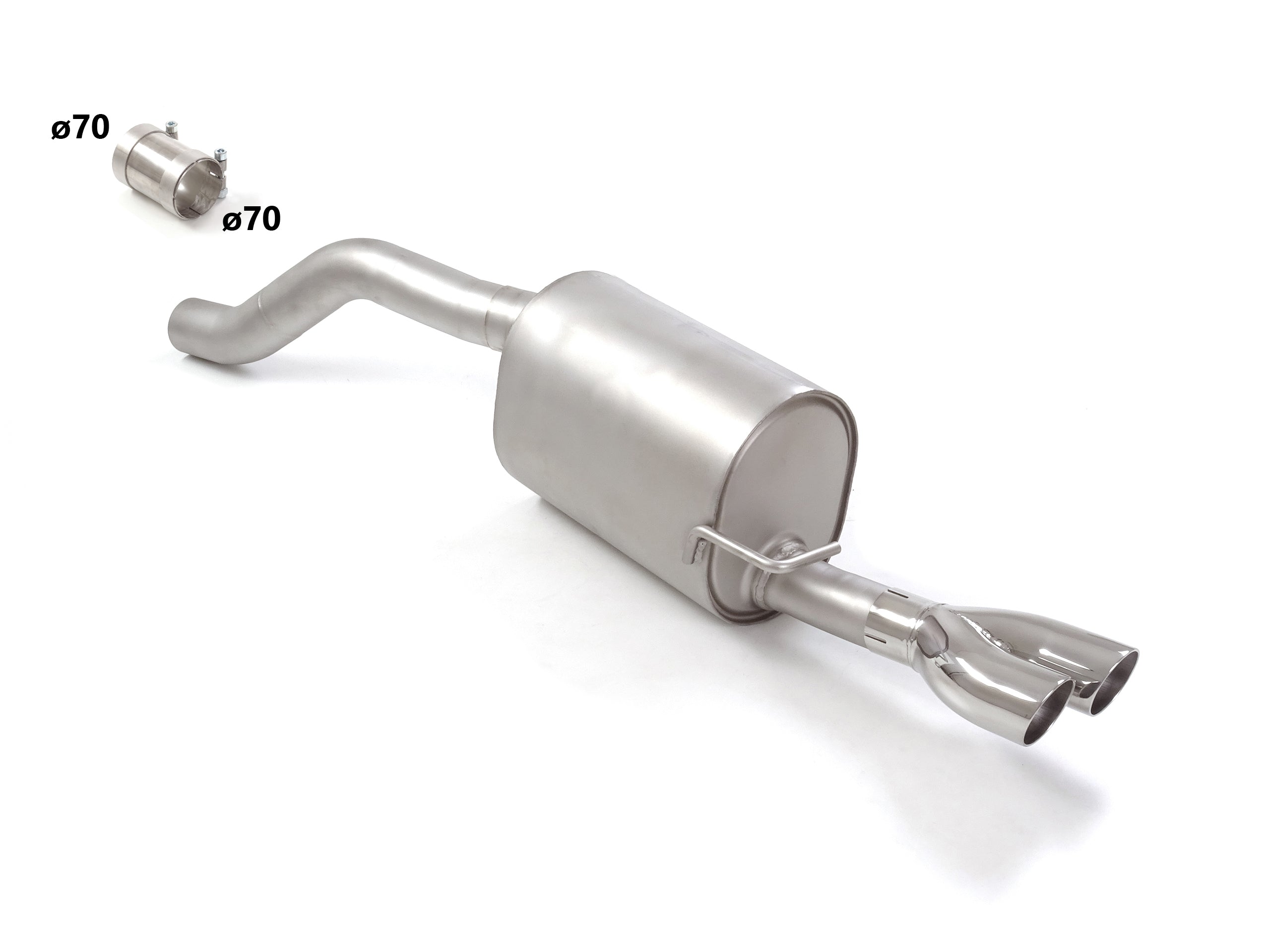 Audi A1 GB Rear Silencer 50.0975.56