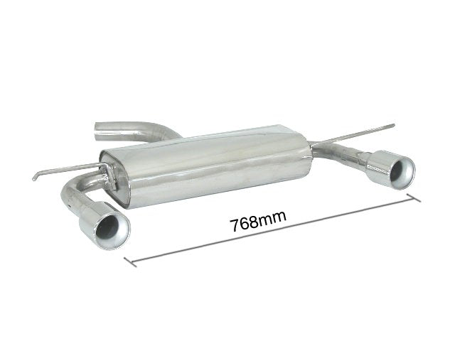 Audi A3 8P Rear Silencer Left/Right 50.0153.05