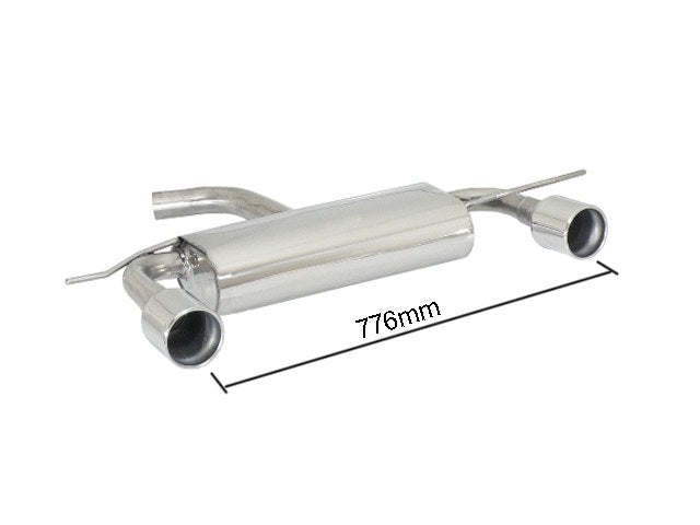 VW Scirocco 3 13 Rear Silencer Left/Right 50.0262.06