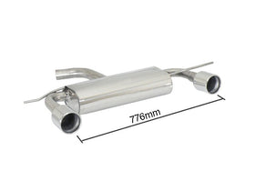 VW Scirocco 3 13 Rear Silencer Left/Right 50.0262.06