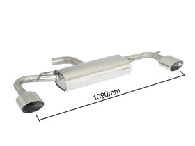 VW Scirocco 3 13 Rear Silencer Left/Right 50.0281.12