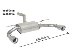 BMW 3/4 F30-F36 Rear Silencer Left/Right 50.0442.60
