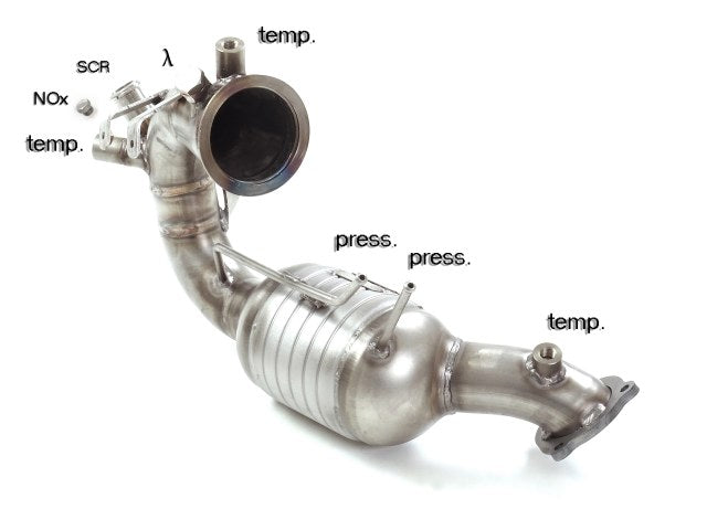 Audi A6/A7 4G Cat & DPF Replacement Pipe 54.0375.01