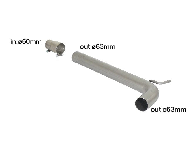 VW Polo 5 6R Centre Pipe 55.0379.00