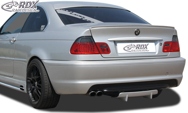 RDX Rear Diffusor U-Diff for BMW E46 (all, also M-Technic, M3, Touring)