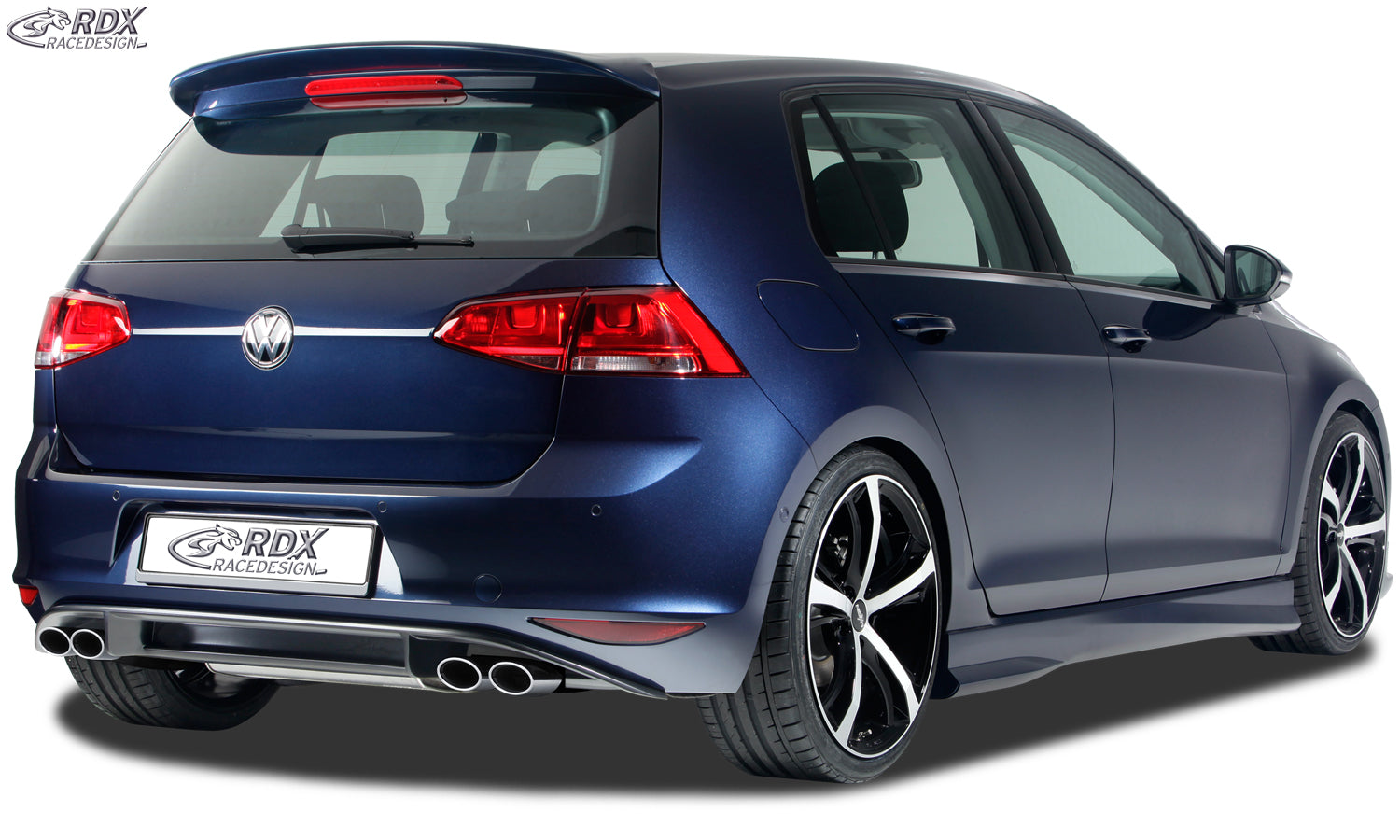 RDX Rear Bumper Extension for VW Golf 7 "R-Look" center part