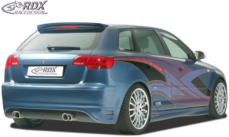 RDX Rear Bumper Extension for AUDI A3 Sportback -2008 "SingleFrame